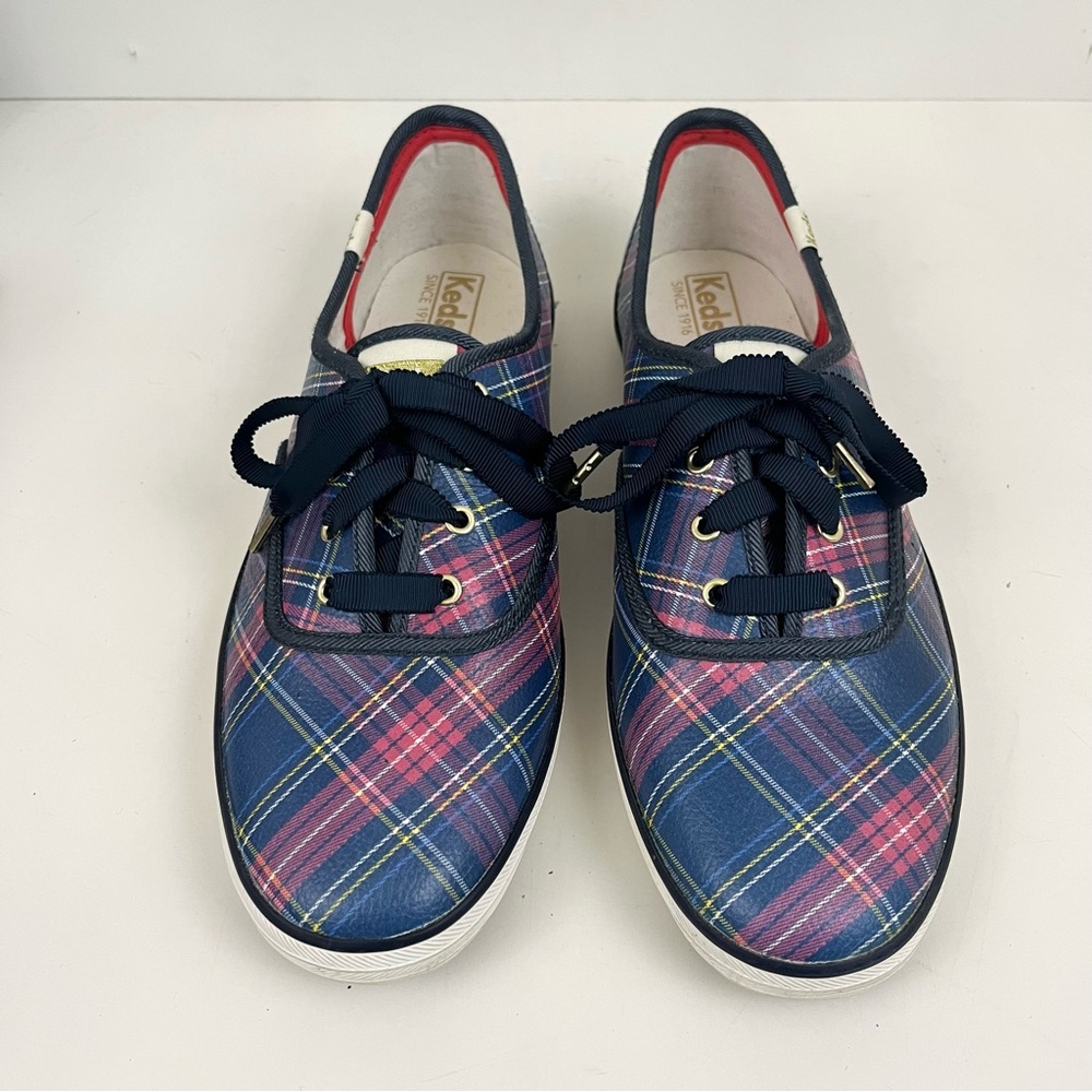 Keds/Talbots Plaid Collaboration Tennis Shoes Women’s Sneakers Size 10